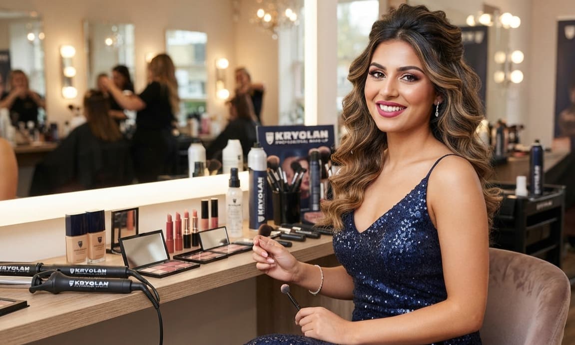 Kryolan Party Makeup Package | Hairdo & Dress Styling Included